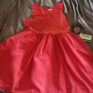 Girls red dress